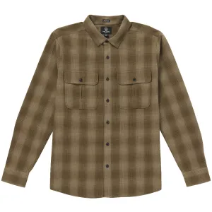 Volcom Shadowstone Long Sleeve Button-Up Flannel Shirt